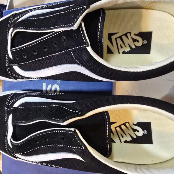 New Vans Premium Old Skool 36 LX Black/White Sneakers Low-Top Shoes MENS SZ 10 - Picture 7 of 9